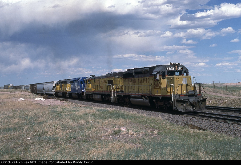 UP 3602 near Laramie